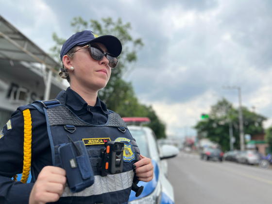Guarda Municipal de Trânsito já conta com câmeras corporais para auxiliar nas ocorrências