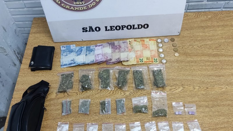 Brigada Militar prende homem por tráfico de drogas em São Leopoldo