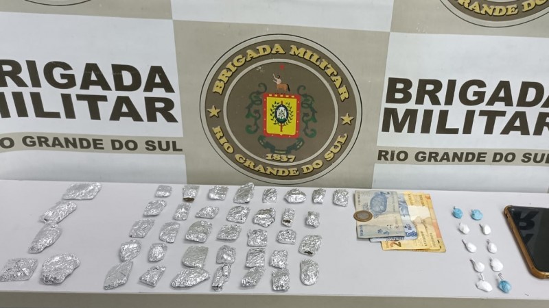 Brigada Militar prende homem por tráfico de drogas em Araricá